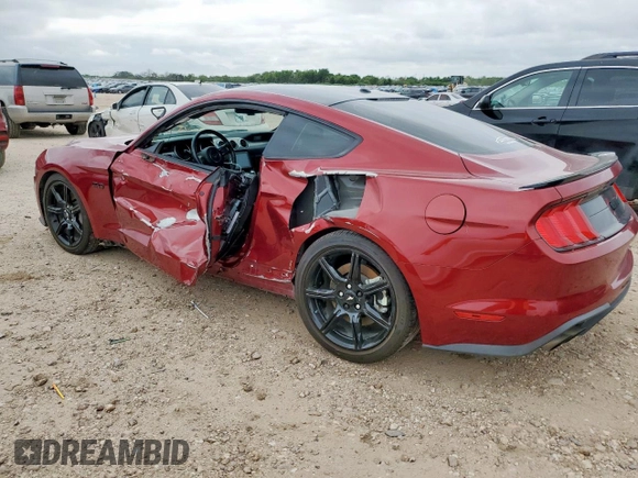 2019 Ford Mustang GT with VIN 1FA6P8CF5K5118450, listed as a Copart auction lot 58513015 with 29,354 mi miles and Salvage title. Bid and sale history available at DreamBid. Image 2.