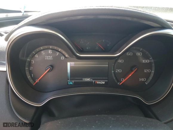2015 Chevrolet Impala LTZ with VIN 2G1165S30F9291324, listed as a Copart auction lot 53556635 with 115,340 mi miles and Salvage Title. Bid and sale history available at carsss.com. Image 9.