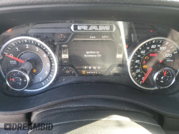 2021 Ram 2500 Big Horn with VIN 3C6UR5DJ4MG557803, listed as a Copart auction lot 44737575 with 82,922 mi miles and Salvage Title. Bid and sale history available at carsss.com. Image 9.