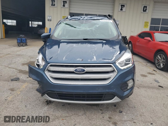 2019 Ford Escape SEL with VIN 1FMCU9HD1JUC78022, listed as a Copart auction lot 51519195 with 57,384 mi miles and Salvage Title. Bid and sale history available at carsss.com. Image 5.