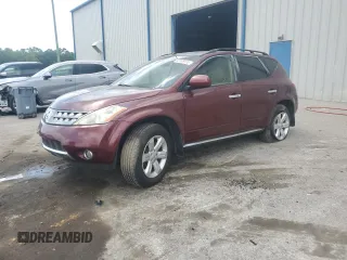 2007 Nissan Murano SL with VIN JN8AZ08TX7W527466, listed as a Copart auction lot 62499135 with 163,406 mi miles and Salvage title. Bid and sale history available at DreamBid. Image 1.