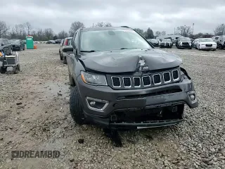 2018 Jeep Compass Limited with VIN 3C4NJDCB2JT263067, listed as a Copart auction lot 52626665 with 51,567 mi miles and Salvage Title. Bid and sale history available at DreamBid. Image 11.