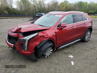 2021 Cadillac XT4 FWD Premium Luxury with VIN 1GYFZCR40MF011603, listed as a Copart auction lot 53068825 with 84,919 mi miles and Salvage title. Bid and sale history available at DreamBid. Image 1.
