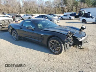 2004 Chevrolet Corvette Z06 with VIN 1G1YY12S445110115, listed as a Copart auction lot 87398864 with 33,850 mi miles and Salvage Title. Bid and sale history available at carsss.com. Image 4.