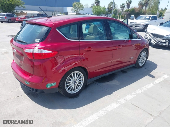 2014 Ford C-Max Energi SEL with VIN 1FADP5CU6EL502547, listed as a IAAI auction lot 42057583 with 83,026 mi miles. Bid and sale history available at carsss.com. Image 4.