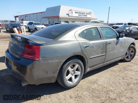 2010 Dodge Charger SXT with VIN 2B3CA3CV9AH217127, listed as a IAAI auction lot 41661143 with Not Provided miles. Bid and sale history available at carsss.com. Image 4.