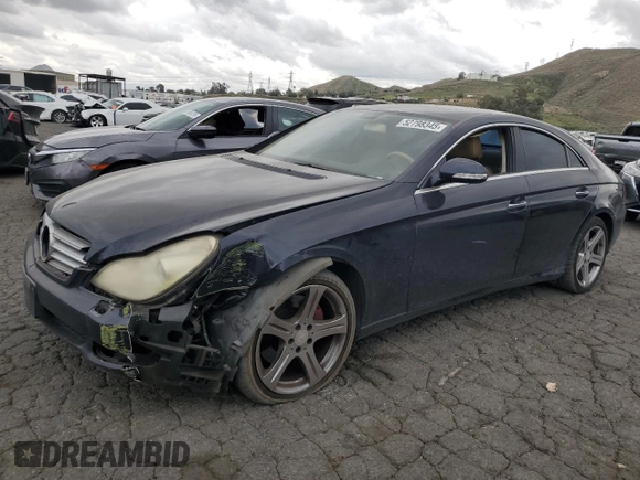2006 Mercedes-Benz CLS-Class with VIN WDDDJ75X26A064448, listed as a Copart auction lot 52798345 with 251,982 mi miles and Salvage Title. Bid and sale history available at carsss.com. Image 1.