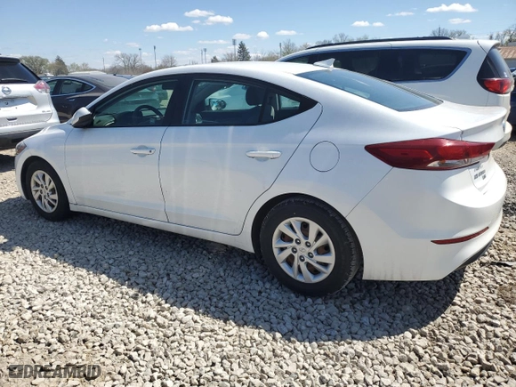 2017 Hyundai Elantra SE with VIN 5NPD74LF0HH194922, listed as a Copart auction lot 53548685 with 71,073 mi miles and Clean Title. Bid and sale history available at carsss.com. Image 2.