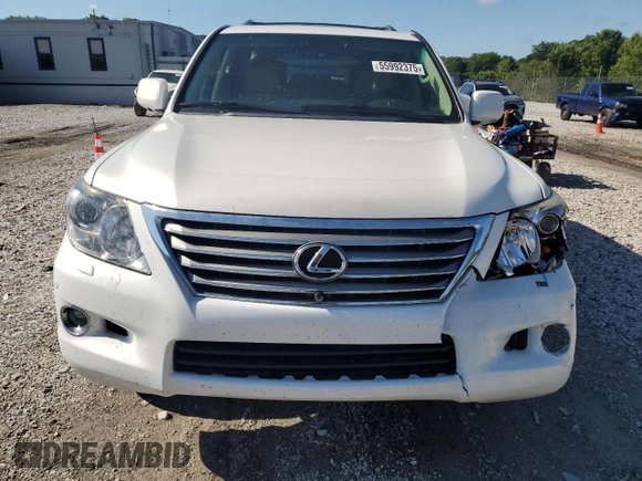 2011 Lexus LX 570 with VIN JTJHY7AX7B4077618, listed as a Copart auction lot 55992375 with 178,696 mi miles and Clean title. Bid and sale history available at DreamBid. Image 5.