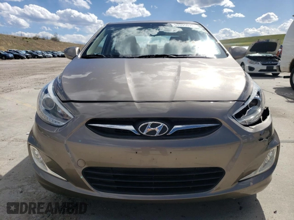 2014 Hyundai Accent GLS with VIN KMHCU4AE0EU676317, listed as a Copart auction lot 53395075 with 79,838 mi miles and Salvage Title. Bid and sale history available at carsss.com. Image 5.