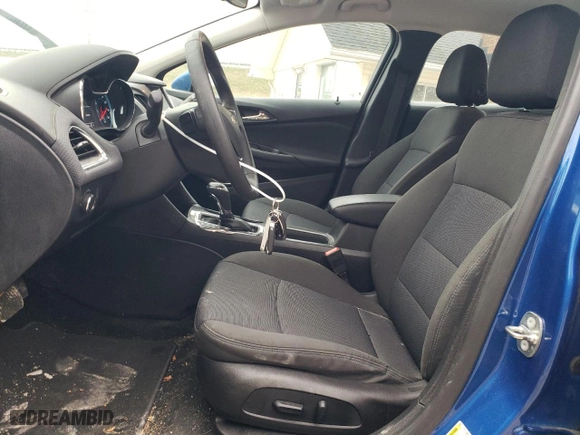 2018 Chevrolet Cruze LT with VIN 1G1BE5SM0J7160579, listed as a Copart auction lot 52565595 with 40,675 mi miles and Salvage Title. Bid and sale history available at carsss.com. Image 7.