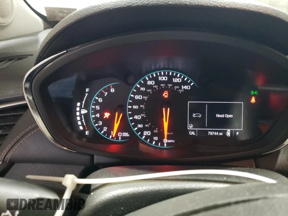 2017 Chevrolet Trax LT with VIN KL7CJPSB0HB223539, listed as a Copart auction lot 51656965 with 79,744 mi miles and Salvage Title. Bid and sale history available at carsss.com. Image 9.