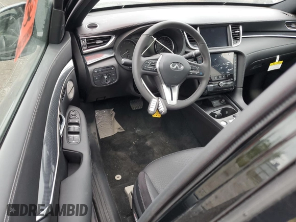 2024 Infiniti QX50 Sport with VIN 3PCAJ5FB8RF112504, listed as a Copart auction lot 72184044 with 15 mi miles and Non Repairable. Bid and sale history available at DreamBid. Image 8.