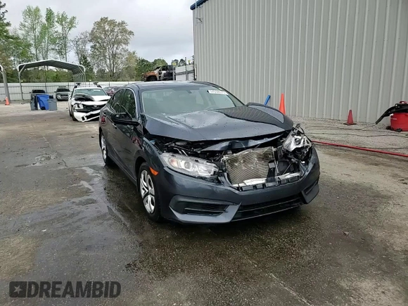 2017 Honda Civic LX with VIN 19XFC2F53HE033738, listed as a Copart auction lot 51534615 with 129,960 mi miles and Salvage Title. Bid and sale history available at DreamBid. Image 13.