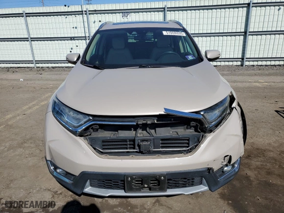 2017 Honda CR-V Touring with VIN 5J6RW2H98HL011174, listed as a Copart auction lot 51059335 with 78,600 mi miles and Salvage Title. Bid and sale history available at carsss.com. Image 5.