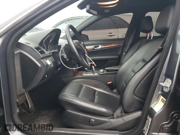 2011 Mercedes-Benz C 300 Sport with VIN WDDGF8BB3BR176510, listed as a Copart auction lot 57772405 with 118,069 mi miles and Salvage title. Bid and sale history available at DreamBid. Image 7.