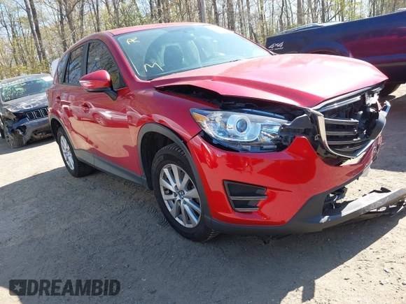 2016 Mazda CX-5 Sport with VIN JM3KE4BY7G0805631, listed as a IAAI auction lot 42028606 with 93,659 mi miles and . Bid and sale history available at carsss.com. Image 1.