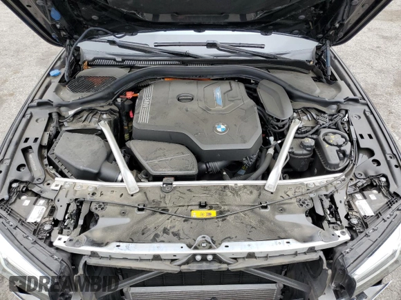 2023 BMW 5 Series 530e with VIN WBA13AG01PCM24624, listed as a Copart auction lot 55149855 with 26,022 mi miles and Salvage title. Bid and sale history available at DreamBid. Image 11.