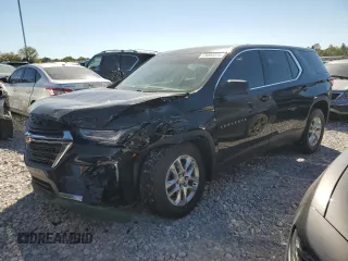 2023 Chevrolet Traverse LS with VIN 1GNEVFKWXPJ150897, listed as a Copart auction lot 73099374 with 38,565 mi miles and Salvage Title. Bid and sale history available at carsss.com. Image 1.