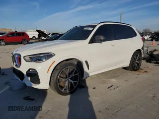 2020 BMW X5 M50i with VIN 5UXJU4C01LLE45993, listed as a Copart auction lot 88904235 with 64,841 mi miles and Salvage Title. Bid and sale history available at carsss.com. Image 1.