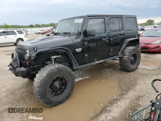 2012 Jeep Wrangler Unlimited Call of Duty MW3 with VIN 1C4BJWFG6CL224485, listed as a Copart auction lot 55332815 with 145,916 mi miles and Salvage title. Bid and sale history available at DreamBid. Image 1.