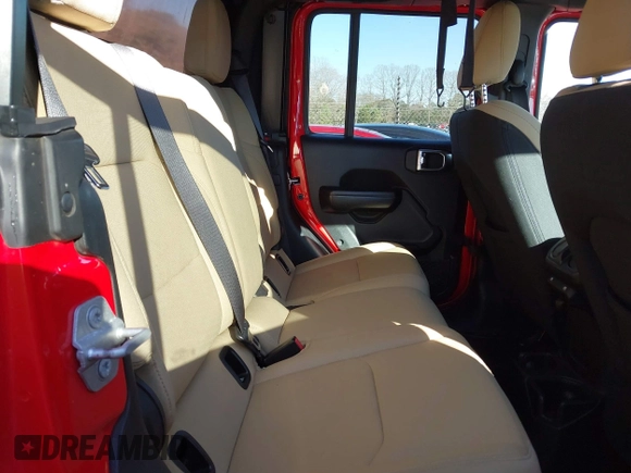 2020 Jeep Gladiator Sport S with VIN 1C6HJTAG3LL108524, listed as a IAAI auction lot 41737270 with 76,545 mi miles. Bid and sale history available at carsss.com. Image 8.