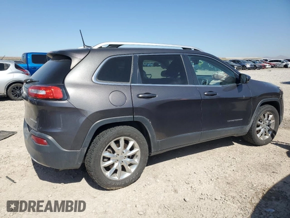 2016 Jeep Cherokee Limited с VIN 1C4PJMDB4GW267034, выставлен на аукционе Copart как лот 57908825 с пробегом Не указан миль и Списание • Salvage title. История ставок и продаж доступна на DreamBid. Изображение 3.