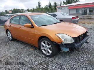 2004 Nissan Maxima SE with VIN 1N4BA41E94C820417, listed as a IAAI auction lot 42591288 with 280,663 mi miles and . Bid and sale history available at DreamBid. Image 1.