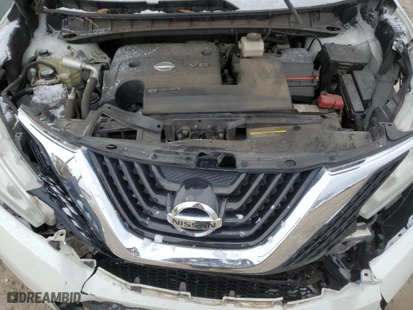 2016 Nissan Murano SV with VIN 5N1AZ2MG3GN154689, listed as a Copart auction lot 45971115 with 142,344 mi miles and Salvage Title. Bid and sale history available at carsss.com. Image 14.