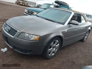2004 Audi A4 1.8T with VIN WAUAC48H34K003513, listed as a IAAI auction lot 41788941 with 127,942 mi miles. Bid and sale history available at carsss.com. Image 2.