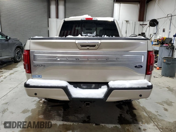 2017 Ford F-150 XL with VIN 1FTEW1EG1HFA53931, listed as a Copart auction lot 44561815 with 134,268 mi miles and Salvage Title. Bid and sale history available at carsss.com. Image 6.