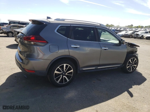 2019 Nissan Rogue SL with VIN 5N1AT2MT8KC774831, listed as a Copart auction lot 52713255 with 105,704 mi miles and Salvage Title. Bid and sale history available at carsss.com. Image 3.