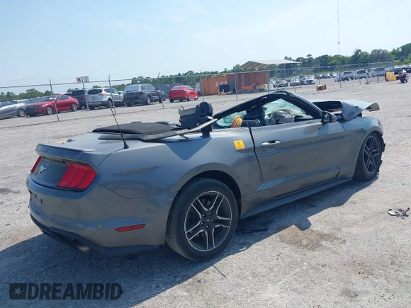 2021 Ford Mustang EcoBoost with VIN 1FATP8UH2M5130965, listed as a IAAI auction lot 39360024 with Not Provided miles and . Bid and sale history available at carsss.com. Image 4.