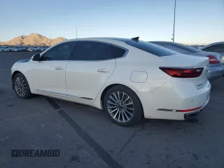 2017 Kia Cadenza Limited with VIN KNALC4J1XH5057384, listed as a Copart auction lot 43758845 with 56,035 mi miles and Salvage Title. Bid and sale history available at DreamBid. Image 2.