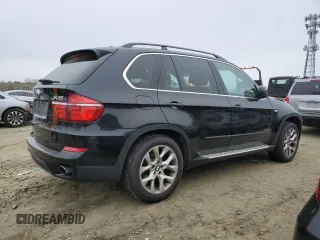 2013 BMW X5 xDrive35i with VIN 5UXZV4C59D0E09161, listed as a Copart auction lot 52372115 with 117,719 mi miles and Salvage Title. Bid and sale history available at carsss.com. Image 3.