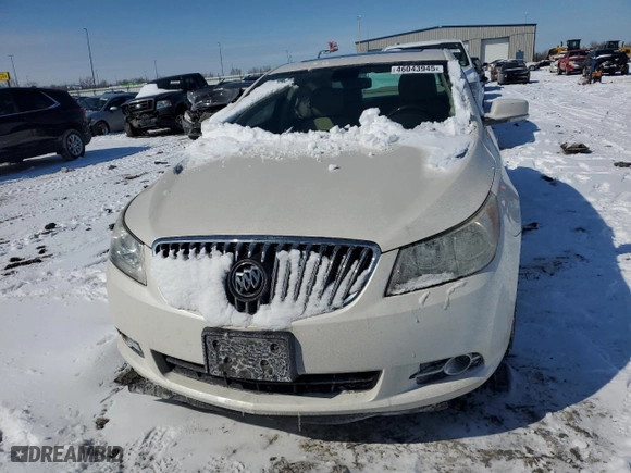 2013 Buick LaCrosse Premium 1 with VIN 1G4GF5E34DF258906, listed as a Copart auction lot 46043945 with 117,528 mi miles and Salvage Title. Bid and sale history available at carsss.com. Image 5.