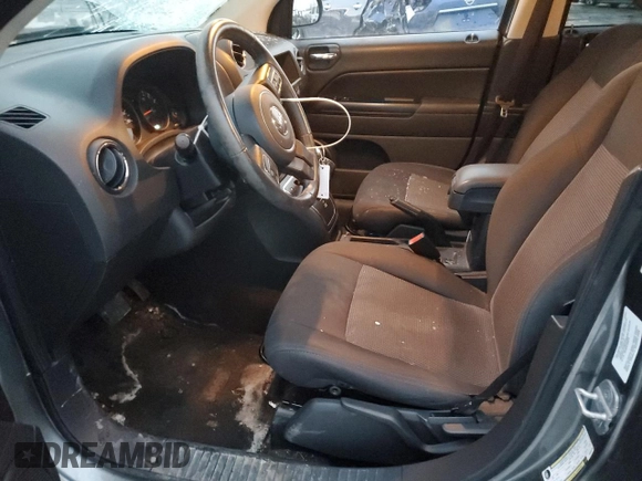 2013 Jeep Compass Latitude with VIN 1C4NJDEB5DD246108, listed as a Copart auction lot 47286445 with 106,028 mi miles and Salvage Title. Bid and sale history available at carsss.com. Image 7.