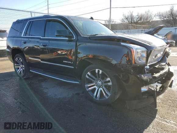 2017 GMC Yukon Denali with VIN 1GKS2CKJ5HR248671, listed as a Copart auction lot 50127715 with 83,376 mi miles and Salvage Title. Bid and sale history available at carsss.com. Image 4.