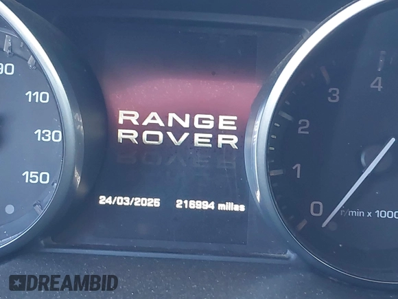 2013 Land Rover Range Rover Evoque Pure with VIN SALVN2BG0DH730116, listed as a IAAI auction lot 41877837 with 216,994 mi miles. Bid and sale history available at carsss.com. Image 7.