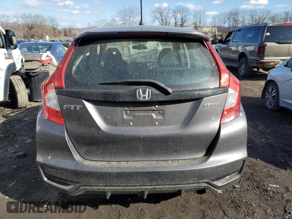 2018 Honda Fit Sport with VIN 3HGGK5H63JM727275, listed as a Copart auction lot 47428985 with 77,746 mi miles and Salvage Title. Bid and sale history available at carsss.com. Image 6.