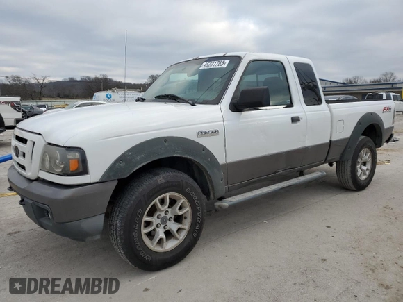 2007 Ford Ranger XLT with VIN 1FTZR45E37PA66441, listed as a Copart auction lot 45221765 with 177,421 mi miles and Salvage Title. Bid and sale history available at carsss.com. Image 1.