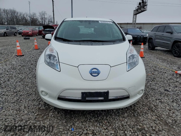 2017 Nissan LEAF SL with VIN 1N4BZ0CP5HC308644, listed as a Copart auction lot 83666314 with 35,859 mi miles and Salvage Title. Bid and sale history available at carsss.com. Image 5.