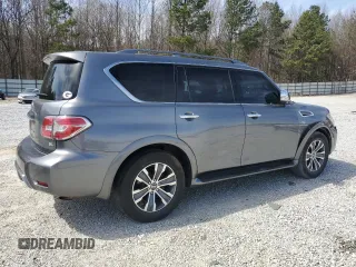 2019 Nissan Armada SL with VIN JN8AY2ND4K9088283, listed as a Copart auction lot 49846555 with 142,552 mi miles and Salvage Title. Bid and sale history available at carsss.com. Image 3.