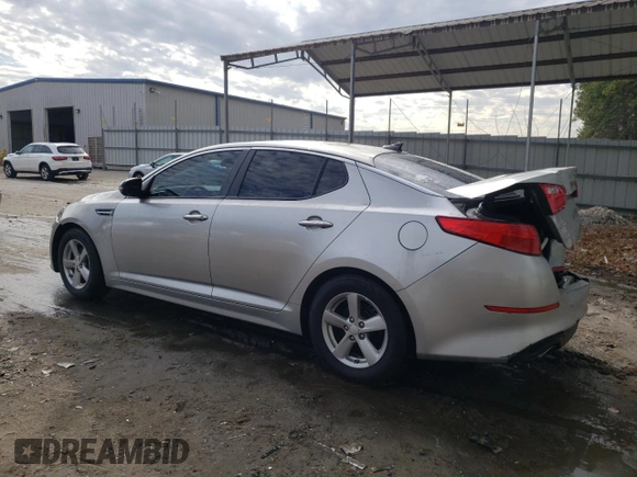 2015 Kia Optima LX with VIN 5XXGM4A79FG477622, listed as a Copart auction lot 44772515 with 201,923 mi miles and Salvage Title. Bid and sale history available at DreamBid. Image 2.
