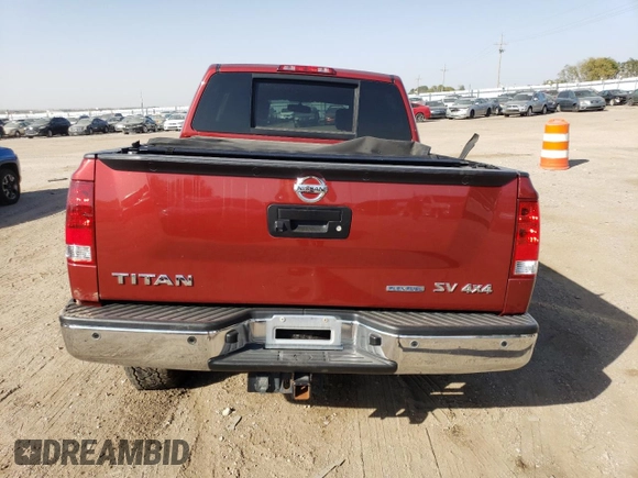 2015 Nissan Titan SL with VIN 1N6BA0EC5FN510345, listed as a Copart auction lot 73643204 with 112,685 mi miles and Salvage Title. Bid and sale history available at carsss.com. Image 6.