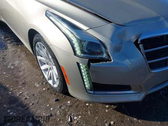 2014 Cadillac CTS Sedan RWD with VIN 1G6AP5SX8E0184038, listed as a IAAI auction lot 41235258 with 107,420 mi miles. Bid and sale history available at carsss.com. Image 6.