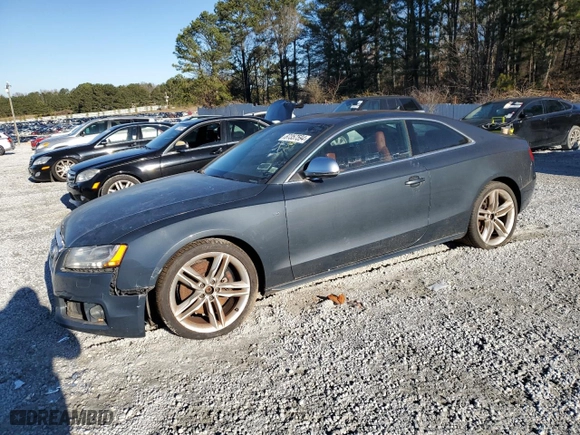 2009 Audi S5 with VIN WAURV78T29A052380, listed as a Copart auction lot 87357594 with 73739 miles and Clean Title. Bid and sale history available at carsss.com. Image 1.