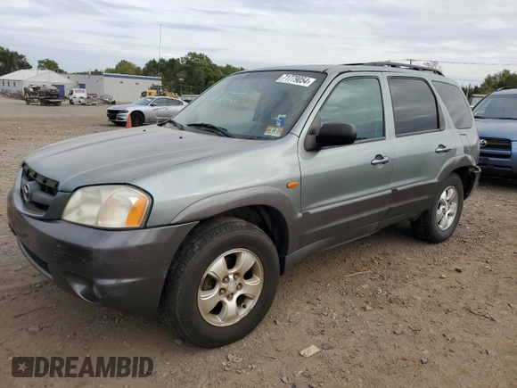 2003 Mazda Tribute LX with VIN 4F2YZ94123KM49852, listed as a Copart auction lot 71779054 with 263,938 mi miles and Salvage Title. Bid and sale history available at carsss.com. Image 1.