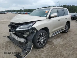 2020 Lexus LX 570 with VIN JTJDY7AX3L4316596, listed as a Copart auction lot 53834125 with Not provided miles and Salvage title. Bid and sale history available at DreamBid. Image 1.