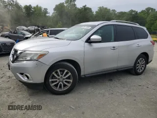2014 Nissan Pathfinder Platinum with VIN 5N1AR2MM8EC613195, listed as a Copart auction lot 58417025 with 160,109 mi miles and Clean title. Bid and sale history available at DreamBid. Image 1.
